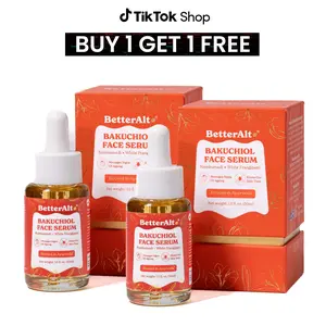 BetterAlt BOGO Bakuchiol Face Serum | With Kumkumadi and White Frangipani | 30 ml