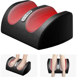 Shiatsu Foot and Calf Massager Machine with Heat and Massage Roller for Plantar Fasciitis Pain Relief and Blood Circulation Ideal as Gift for Women and Men Storage