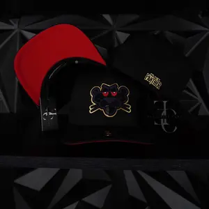 Exclusive caps black panther SnapBack hat-black/red
