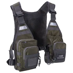 Bassdash FV08 Ultra Lightweight Fly Fishing Vest for Men and Women Portable Chest Pack One Size Fits Most Outdoor Gear