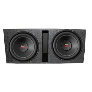 Pyle PLPW12D 12" 3200W 4-Ohm DVC Car Subwoofer Sub and Dual Ported Enclosure