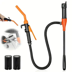 Portable Electric Fuel Pump, Cordless Fuel Pump, Water and Gasoline Diesel Transfer, Lightweight Hanging Design, Power Siphon Liquid Extractor, Portable Rechargeable Pump