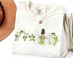 Comfort Colors Watercolor Fairy Tale Princess TShirt, Bayou Adventure Inspired Tee, New Orleans Princess Girl Trip T-Shirt, Magical Princess Adventure Tee