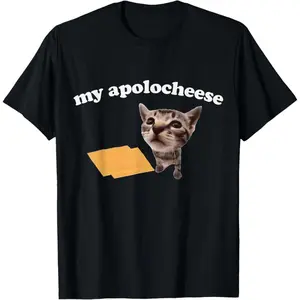 100% Premium Cotton My Apolocheese Cat FUNNY T-Shirt