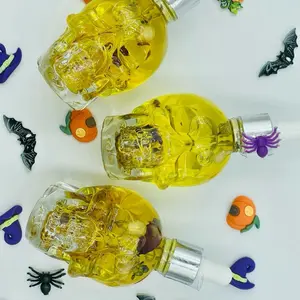 Organic Skull Facial Oil - Natural Ingredients for Skin Repair Halloween Cosmetic Body Care Nourishing