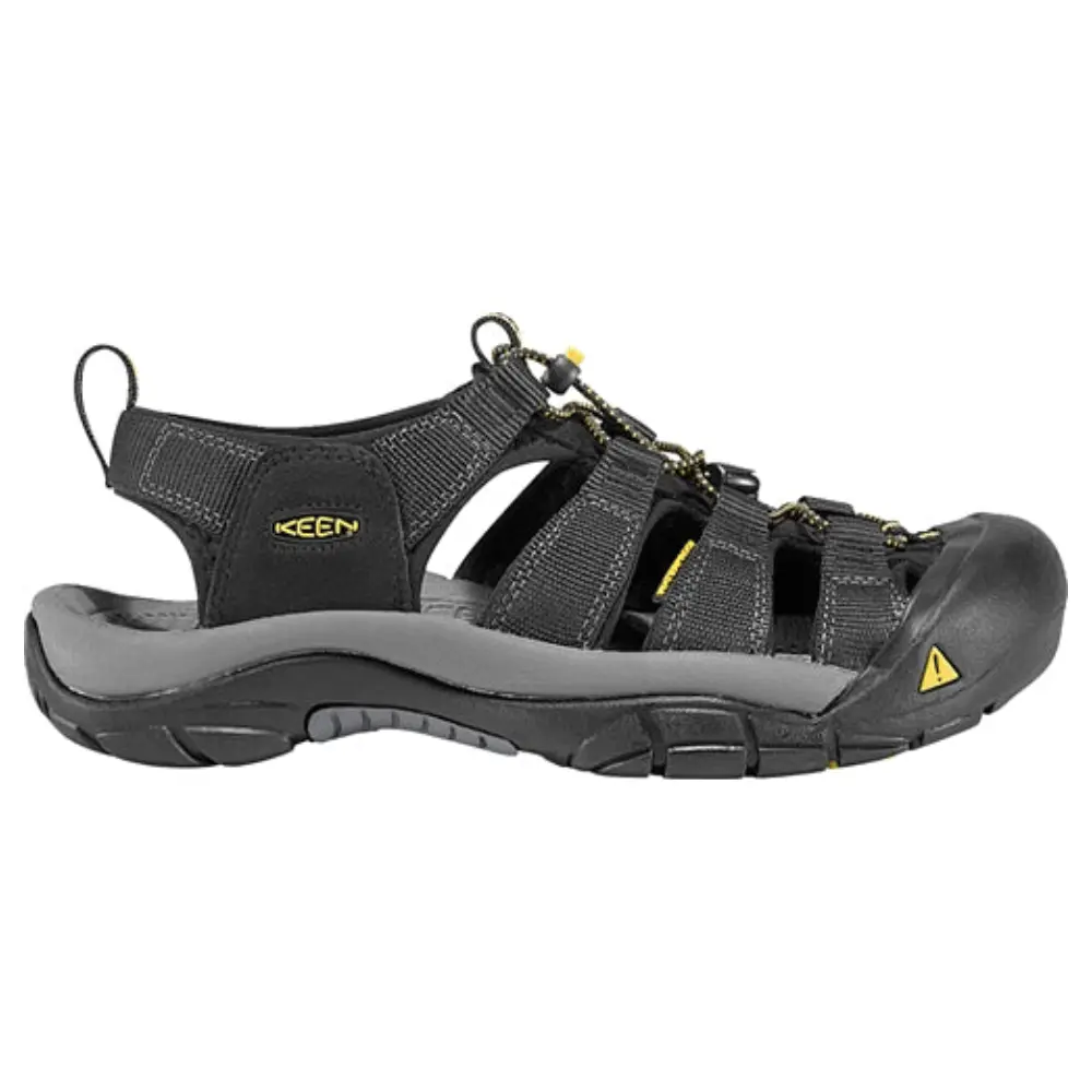 Men's Keen Newport H2 Wide-Fit Black Sports Sandal, Ideal for Hiking, Outdoor Activities
