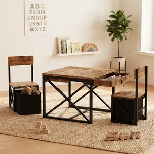 4-in-1 Kids Activity Table Set Storage Bins - Ultimate Playroom Desk 4-in-1 Kids Activity Table Set Storage Bins - Ultimate Playroom Desk