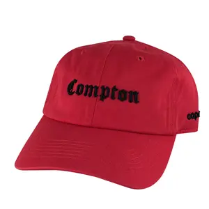 Retro NWA 3D Embroidered Compton Old English Cotton Dad Hat Unisex Adjustable Strapback Cap  One Size Fits Most Hip Hop Street Retro Fashion
