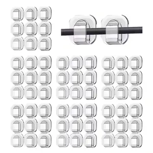 63pcs / 36pcs Outdoor Light Clips, for hanging lights, outdoor string lights, and garden balcony items - Durable plastic clips suitable for home, party decorations, Christmas light hooks, decorative lighting, and securing clips