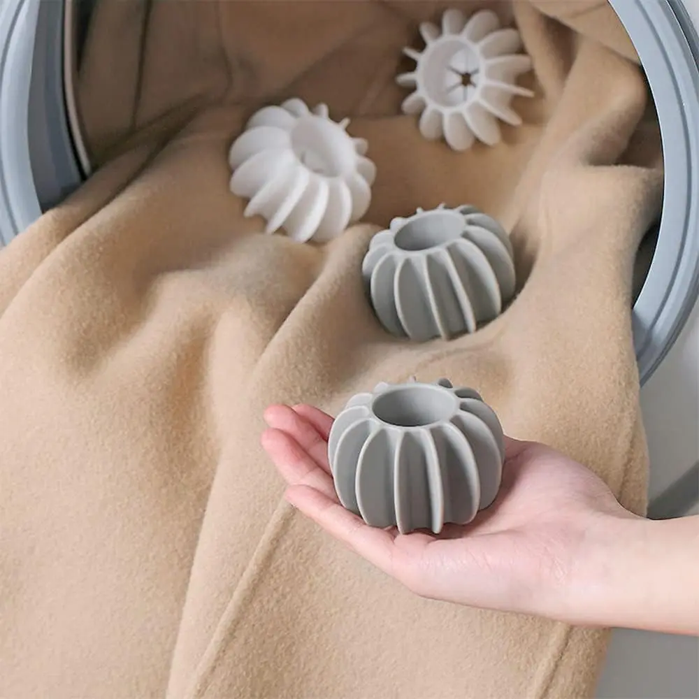 6PCS reusable laundry balls, anti tangling small laundry balls, new clothes cleaning balls, and magical laundry protection balls for tying clothes