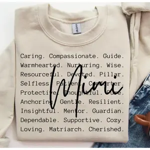 Words Mimi Graphic Pullover