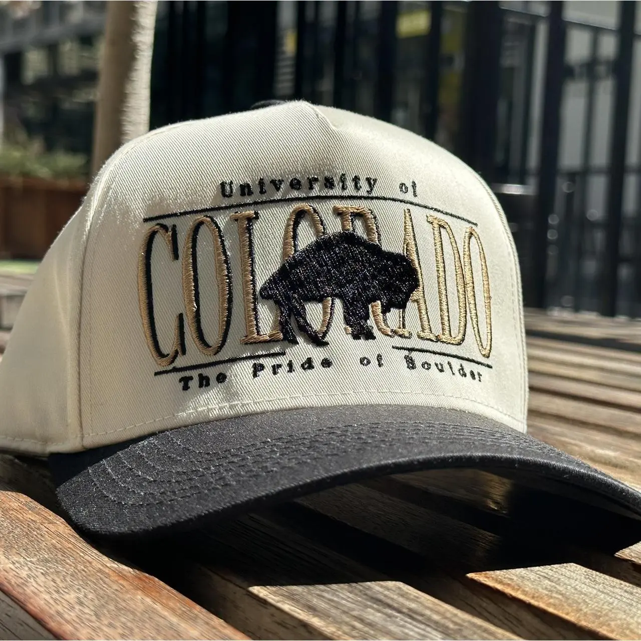 University of Colorado The Pride of Boulder Baseball Cap with Bison Logo