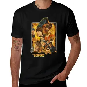 The Goonies Movie Mens T Shirts Cotton Short Sleeve T-Shirt Crew Neck Tees Casual Shirt