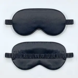 Double-Sided Satin Sleep Mask with Light Blocking, Comfortable Travel Eye Cover for Naptime, Soft Printed Eye Shade for Rest, Night Mask, Soft Imitation Silk Mask, Lightweight, Sleeping Mask, Flexible Fit Mask