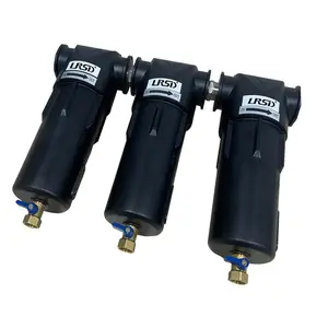 1" 10HP screw Compressed Air Filter 3 Stage Desiccant Dryer Moisture Separator