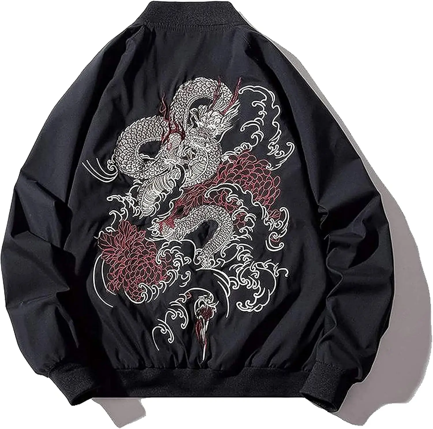 Japanese Dragon Men'S Hip-Hop Clothing Oversized Men Bomber Jacket Couple Streetwear Pilot Jacket Baseball