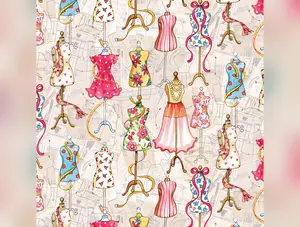 Sew Pretty | Cream Dressmaker by Louise Nisbet for Michael Miller | DDC12148-CREM