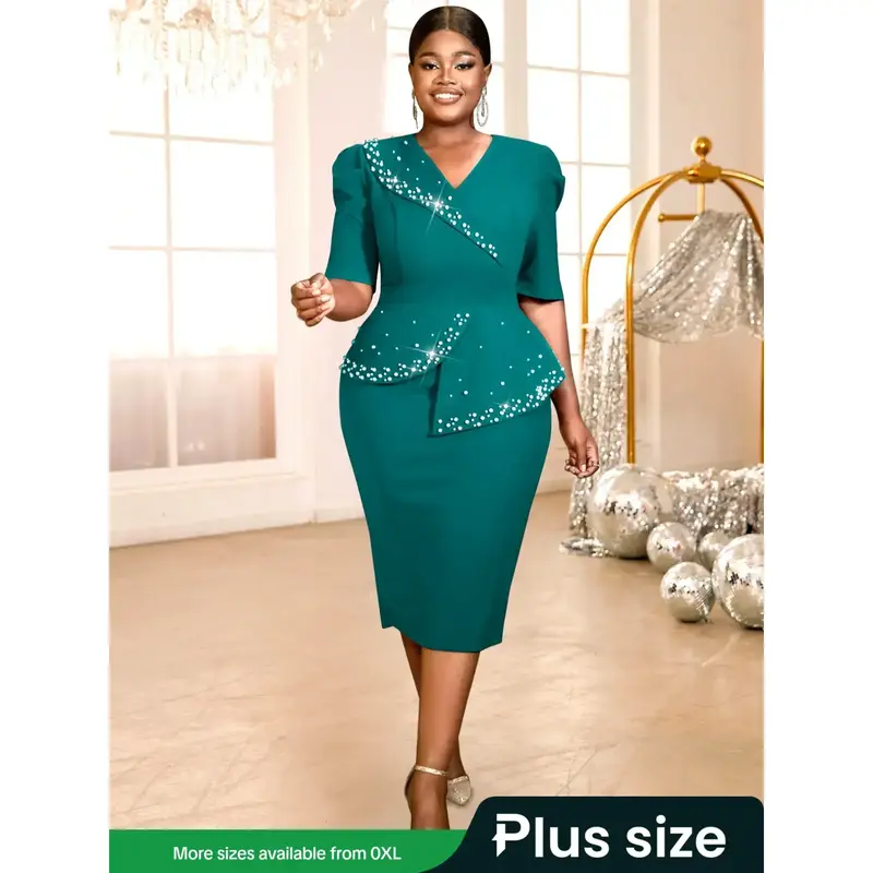 plus size dresses hide tummy wedding - TikTok Shop
