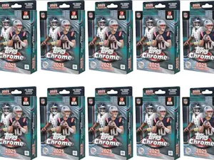 Break #3078 - (10) 2025 TOPPS CHROME HANGER BOX BREAK (NEW RELEASE) *CHASE HELIX, ULTRA VIOLET & EXCLUSIVE AUTOS*