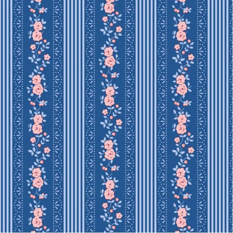TIL110167 Something Blue - Claramay Denim Tilda Fabric Sold by the Half Yard