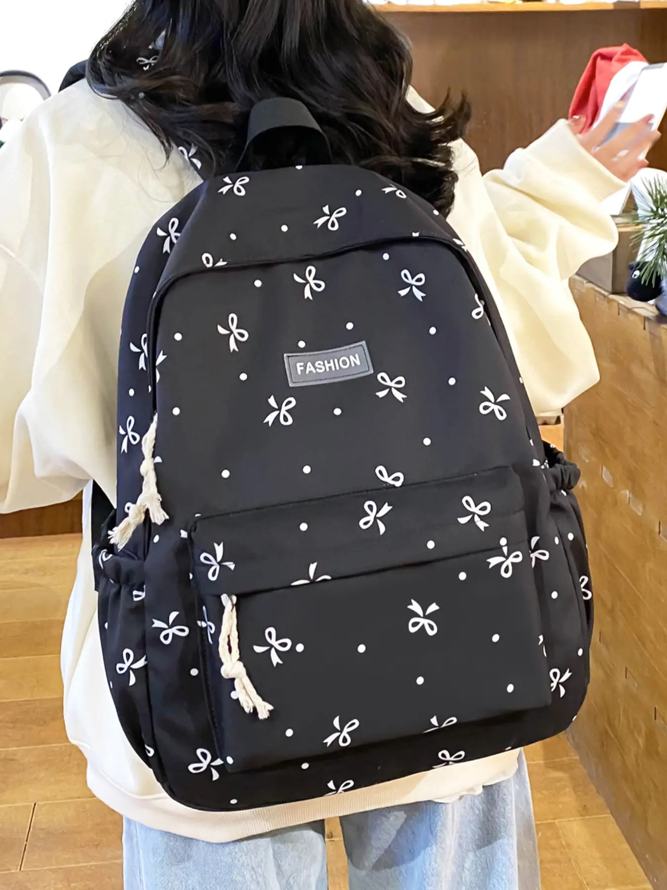 1pc  Women's backpack with large capacity and zipper closure, fashionable and versatile, suitable for students to go to school, go to work, commute and travel, Schoolbag. Women's backpack, College Student Backpack, Student Essentials, Students bags