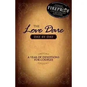USED Book - The Love Dare Day by Day: A Year of Devotions for Couples by Stephen Kendrick (Hardcover) - english