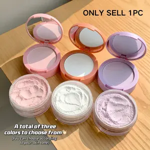 Long-lasting Setting Powder, Waterproof Face Powder, Long-lasting Setting Powder, Lightweight Translucent Loose Powder, Makeup Accessories, Cosmetic, Waterproof Finishing Powder