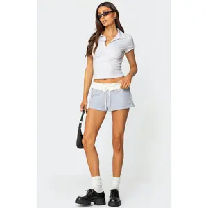 Edikted Women's Isolde Scrunch Waist Sweat Shorts