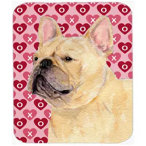 Carolines Treasures  French Bulldog Hearts Love And Valentines Day Mouse Pad- Hot Pad Or Trivet