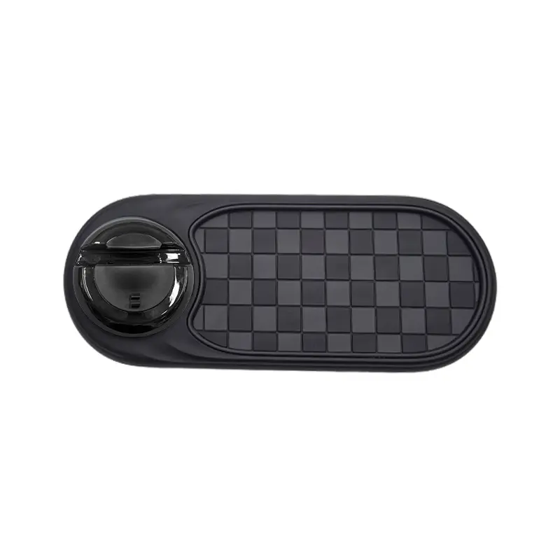 Multifunctional Car Anti-Slip Dashboard Mat with 360° Phone Holder, Navigation Mount & Storage Organizer for Keys, Sunglasses and Essentials