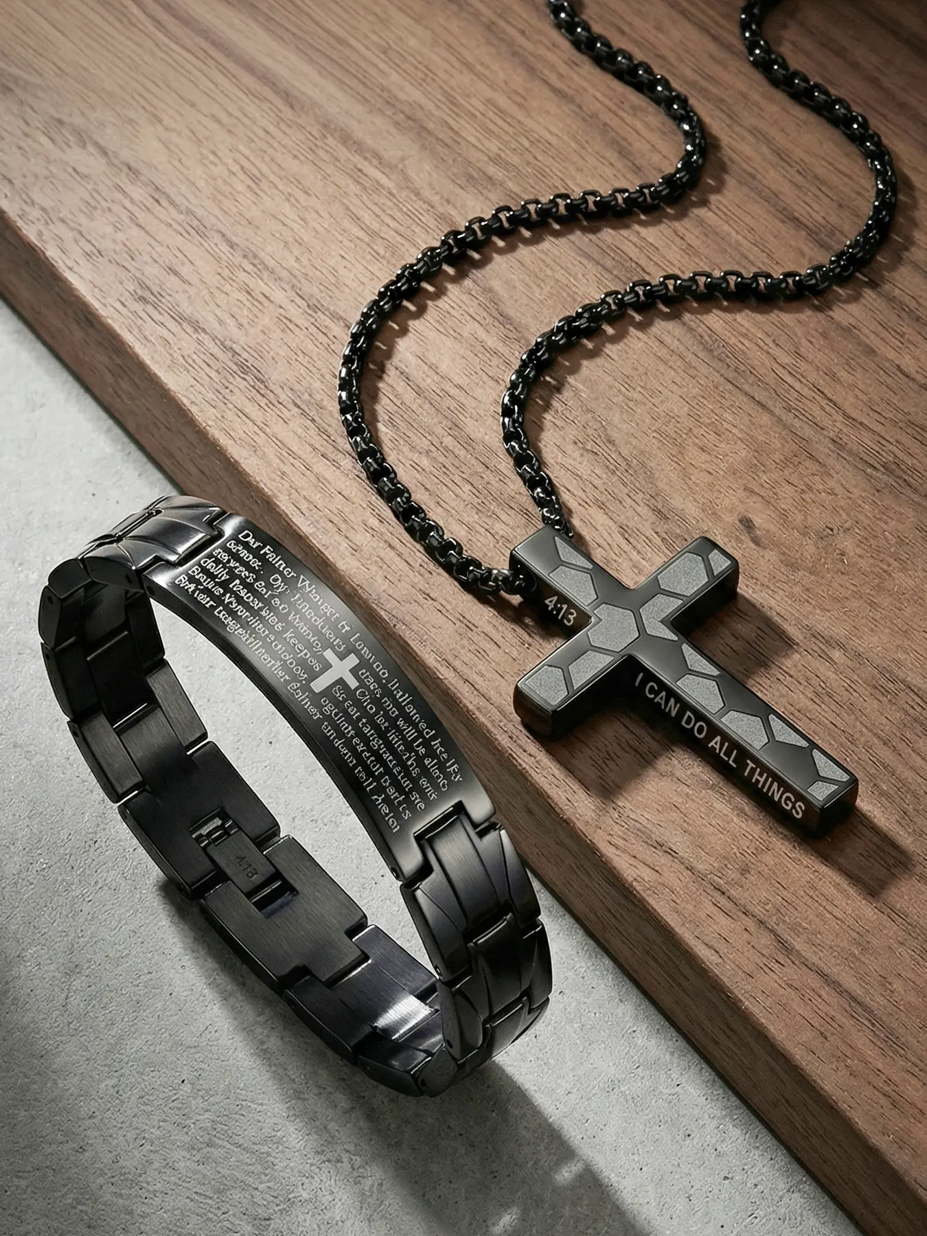 Bracelet + Necklace - Black