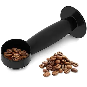 Multifunctional Espresso Tamper & Coffee Measuring Spoon, Coffee Making Tool, 2-In-1 Design for Precision Brewing, Ideal for Coffee Lovers