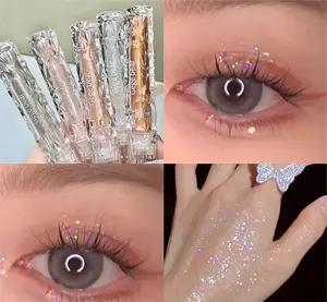 Crystal Diamond Streamer Eyeshadow Liquid, Broken Diamond glitter, liquid Eyeshadow