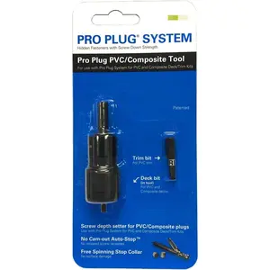 Pro Plug Tool for PVC Decking - For Use With The Pro Plug System for PVC, Model: , Outdoor & Hardware Store