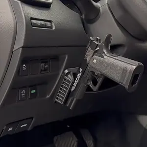 Magnetic Gun Holder Quick Draw Magnetic Handgun Holster Hidden Car Mount Adjustable Magnetic Car Gun Case for Various Scenarios