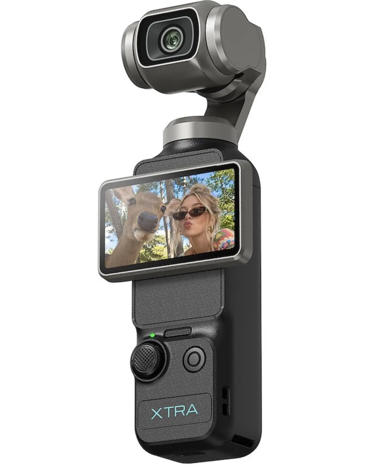 Xtra Muse Pocket Camera 1''CMOS,4K/120fps Vlog Camera,3-Axis Gimbal Stabilizer