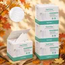 FeelCosy New & Improved Disposable Facial Cleansing Wipes - 200 Count (4 Boxes, 50 per Box), XL Size, Ultra Soft Gentle Thick Compostable Eco-friendly Toss Towels, Chemical-Free for Sensitive Skin Adults, Cosmetic Makeup Remover Bathroom Home Supplies