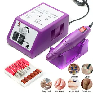 Nail Drill Supplier 2000RPM Electric Nail Sander Pedicure Manicure Tools Professional Nail Drill Machine Low Noise Cutters Electric Nail Drill Professional Manicure Machine Nail Drill Bit Portable Nail Salon Polisher Equipment Whit Ceramic Bit