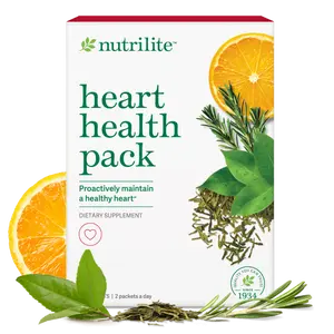 Nutrilite Daily Heart Wellness Pack AM PM Omega 3 CoQ10 Plant Nutrients for Circulation Balanced Lifestyle 60 Packets Healthcare Supplement - Vitamin