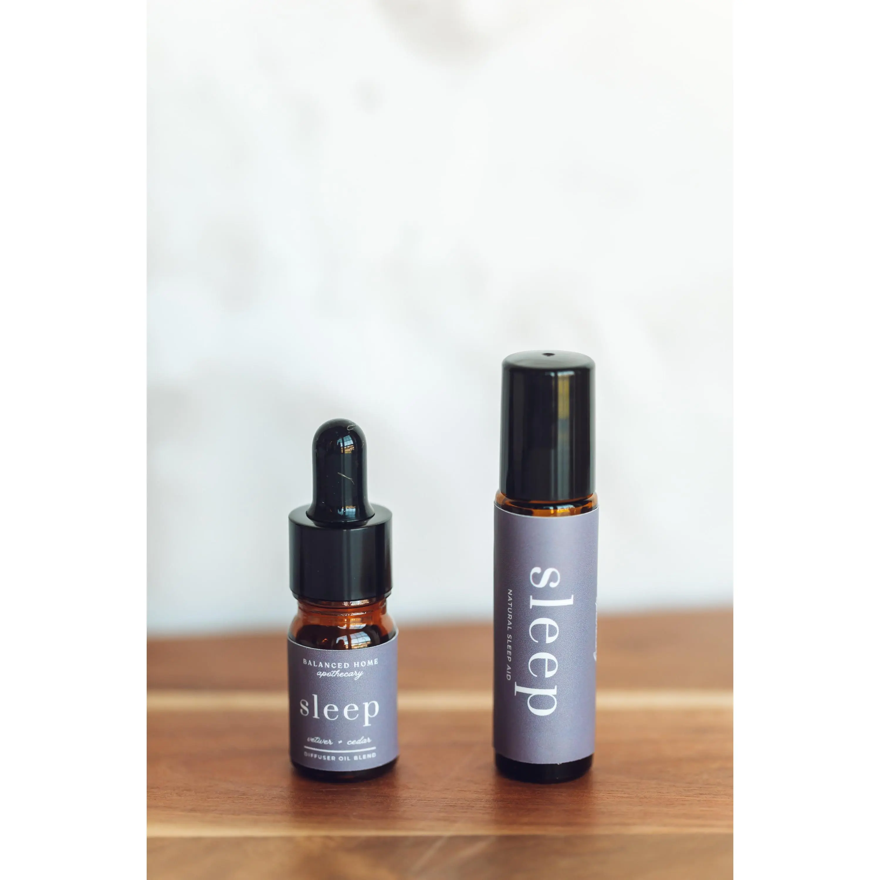 Natural Therapeutic Sleep Essential Oil Blend with Rollerball - Aromatherapy Sleep Aid for Family, Relaxing Lavender, Earthy Scent, Stress Relief, Wellness Support
