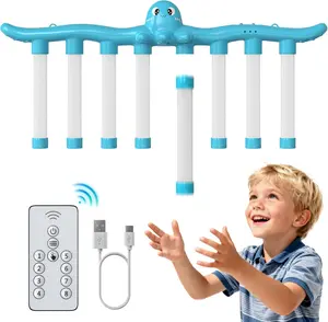 Drop Sticks Challenge Game, Hand-Eye Coordination Training Toy with 3 Speed Modes, Remote-Controlled Catching Sticks Reaction Game for Kids & Adults
