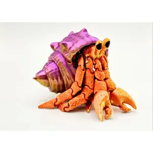 Cute 3D printed articulated  Animal Hermit Crab Hermit Crab  Cute