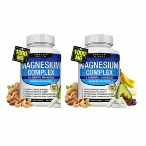 【Flash Sale 2 bottles】 Magnesium Complex 8 Essential Magnesium Supplement Fitness Edible Healthcare Dietary Vitamin
