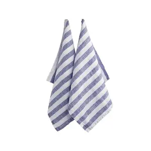 Pure 100% French Linen Kitchen Towels - Set of 2