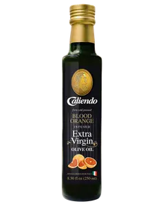 Caliendo Premium Mandarin Infused Extra Virgin Olive Oil, Authentic Italian - 8.5 Fl Oz Bottle