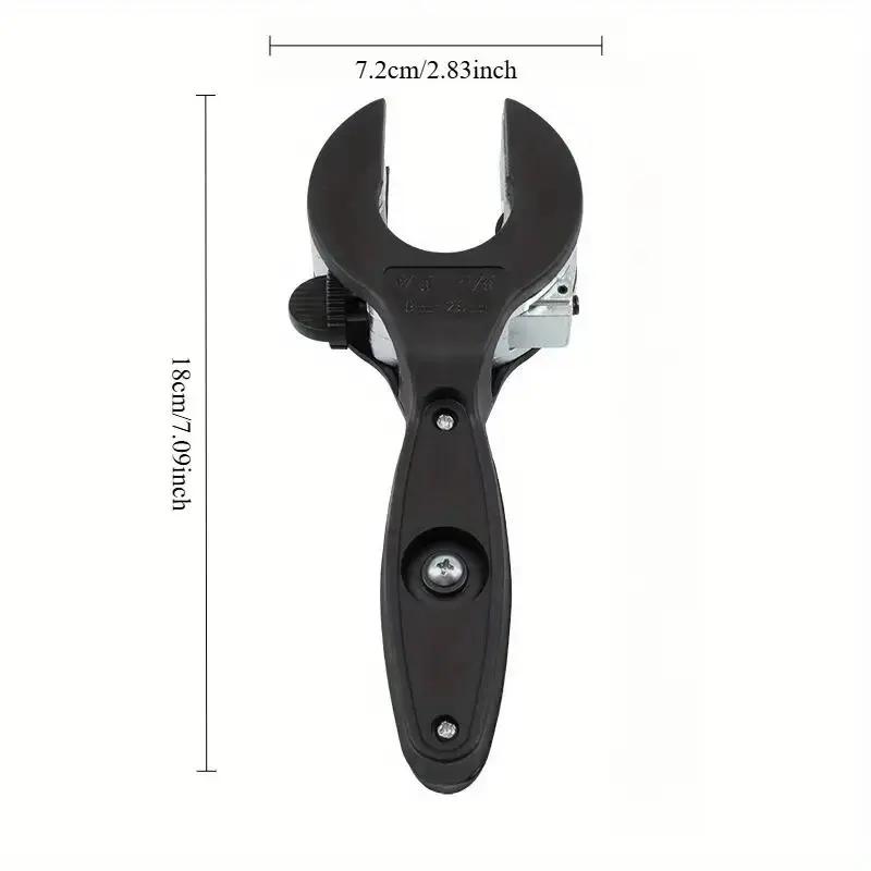 Ratchet-type One-hand Pipe Cutter Tool, Quick Fast Cutting for 5/16" to 1-1/8" Inch Stainless Steel Copper Aluminum Plastic Pipes, Home Improvement, Plumbing, HVAC, Construction Work