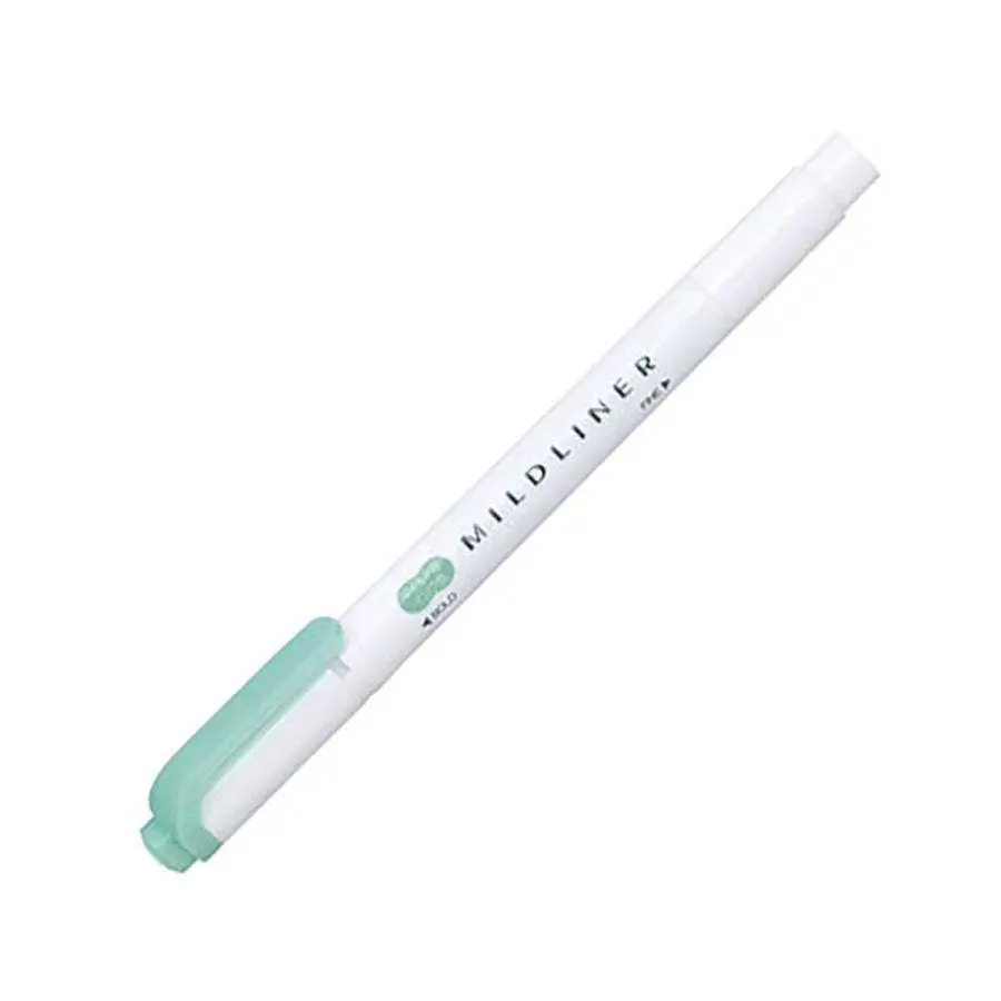 Zebra Mild Liner Highlighter & Marker: Blue Green