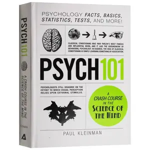 Psych101: English Psychology Crash Course Book - Soft Cover Regular Edition Unabridged, Mind Science Basics, Facts, Tests, Pavlov to Perception, Self-Improvement Journal Series Tutorial for Psychology Enthusiasts