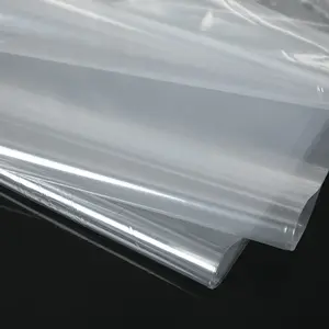 One Plastic Clear Transparent Bag visible adjustable length Wig specific packaging bag Organizational Zipper Storage Clothes Organizer