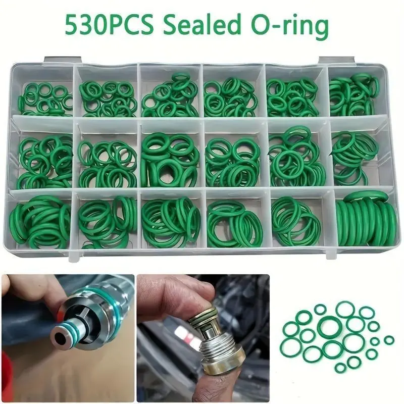 Sealed O-ring repair kit for automotive air conditioning heavy duty rubber sealant set Parts Sealed O-ring repair kit for automotive air conditioning heavy duty rubber sealant set Parts